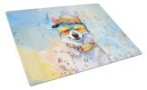 NEW Alaskan Klee Kai Hippie Dawg Glass Cutting Board Decorative Tempered Glass Kitchen Cutting and Serving Board Large Size Chopping Board