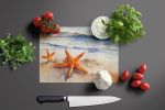 NEW Starfish Glass Cutting Board Decorative Tempered Glass Kitchen Cutting and Serving Board Large Size Chopping Board