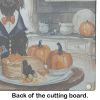 NEW Boykin Spaniel Fall Kitchen Pumpkins Glass Cutting Board Decorative Tempered Glass Kitchen Cutting and Serving Board Large Size Chopping Board