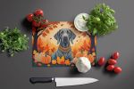 NEW Weimaraner Fall Glass Cutting Board Decorative Tempered Glass Kitchen Cutting and Serving Board Large Size Chopping Board