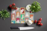 NEW Lots of Westie Glass Cutting Board Decorative Tempered Glass Kitchen Cutting and Serving Board Large Size Chopping Board