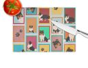 NEW Lots of Tricolor Sheltie Glass Cutting Board Decorative Tempered Glass Kitchen Cutting and Serving Board Large Size Chopping Board