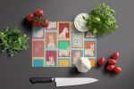 NEW Lots of Wheaten Scottish Terrier Glass Cutting Board Decorative Tempered Glass Kitchen Cutting and Serving Board Large Size Chopping Board