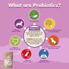 Probiotics for Dogs Puppies Extra Strength 9 Species 5 Billion CFU per Scoop of Dog Probiotics and Digestive Enzymes for Dogs Support Fiber for Dogs &