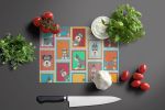 NEW Lots of Schnauzer Glass Cutting Board Decorative Tempered Glass Kitchen Cutting and Serving Board Large Size Chopping Board
