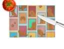 NEW Lots of Ruby Cavalier Spaniel Glass Cutting Board Decorative Tempered Glass Kitchen Cutting and Serving Board Large Size Chopping Board
