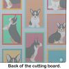 NEW Lots of Tricolor Cardigan Corgi Glass Cutting Board Decorative Tempered Glass Kitchen Cutting and Serving Board Large Size Chopping Board