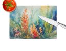 NEW Seaweed Glass Cutting Board Decorative Tempered Glass Kitchen Cutting and Serving Board Large Size Chopping Board