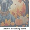NEW Weimaraner Fall Glass Cutting Board Decorative Tempered Glass Kitchen Cutting and Serving Board Large Size Chopping Board