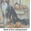 NEW Collie Fall Kitchen Pumpkins Glass Cutting Board Decorative Tempered Glass Kitchen Cutting and Serving Board Large Size Chopping Board