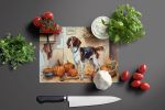 NEW Brittany Fall Kitchen Pumpkins Glass Cutting Board Decorative Tempered Glass Kitchen Cutting and Serving Board Large Size Chopping Board