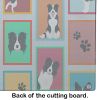 NEW Lots of Border Collie Glass Cutting Board Decorative Tempered Glass Kitchen Cutting and Serving Board Large Size Chopping Board