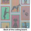 NEW Lots of Doberman Pinscher Glass Cutting Board Decorative Tempered Glass Kitchen Cutting and Serving Board Large Size Chopping Board