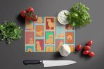 NEW Lots of Golden Retriever Glass Cutting Board Decorative Tempered Glass Kitchen Cutting and Serving Board Large Size Chopping Board