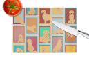 NEW Lots of Golden Retriever Glass Cutting Board Decorative Tempered Glass Kitchen Cutting and Serving Board Large Size Chopping Board