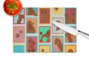 NEW Lots of Chocolate Standard Poodle Glass Cutting Board Decorative Tempered Glass Kitchen Cutting and Serving Board Large Size Chopping Board