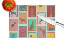 NEW Lots of Red Doberman Pinscher Glass Cutting Board Decorative Tempered Glass Kitchen Cutting and Serving Board Large Size Chopping Board