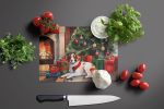 NEW Brittany Cozy Christmas Glass Cutting Board Decorative Tempered Glass Kitchen Cutting and Serving Board Large Size Chopping Board