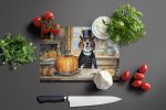 NEW Beagle Fall Kitchen Pumpkins Glass Cutting Board Decorative Tempered Glass Kitchen Cutting and Serving Board Large Size Chopping Board