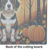 NEW Beagle Fall Glass Cutting Board Decorative Tempered Glass Kitchen Cutting and Serving Board Large Size Chopping Board