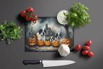 NEW Saint Bernard Spooky Halloween Glass Cutting Board Decorative Tempered Glass Kitchen Cutting and Serving Board Large Size Chopping Board