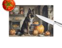NEW Belgian Tervuren Fall Kitchen Pumpkins Glass Cutting Board Decorative Tempered Glass Kitchen Cutting and Serving Board Large Size Chopping Board